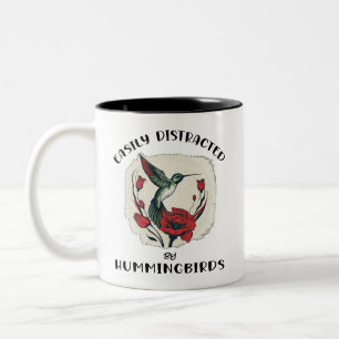 Tasse 2 Couleurs Facilement Distrait Par Les Colibris - Observation