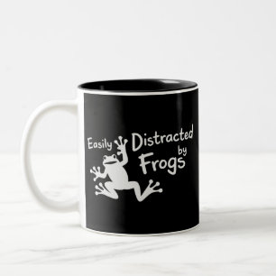 Tasse 2 Couleurs Facilement Distrait Par Les Grenouilles Animal Gre