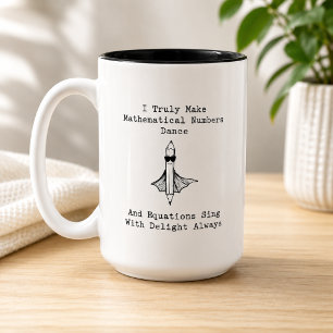 Tasse 2 Couleurs Faire danser les nombres : les équations chantent 