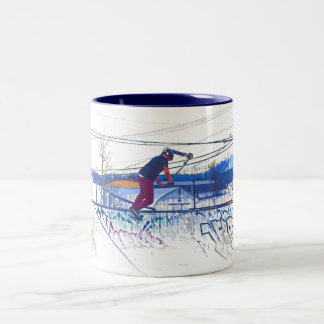Tasse 2 Couleurs Faire tourner le deck - Trottinette de stunt