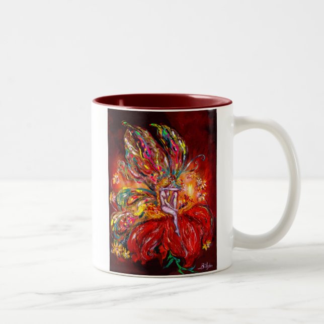 TASSE 2 COULEURS FAIRY EN ROUGE (Droit)