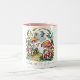 Tasse 2 Couleurs Fairy First Girl Birthday Party