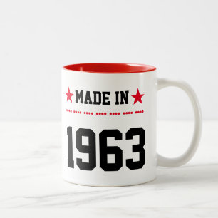 Tasse 2 Couleurs Fait en 1963
