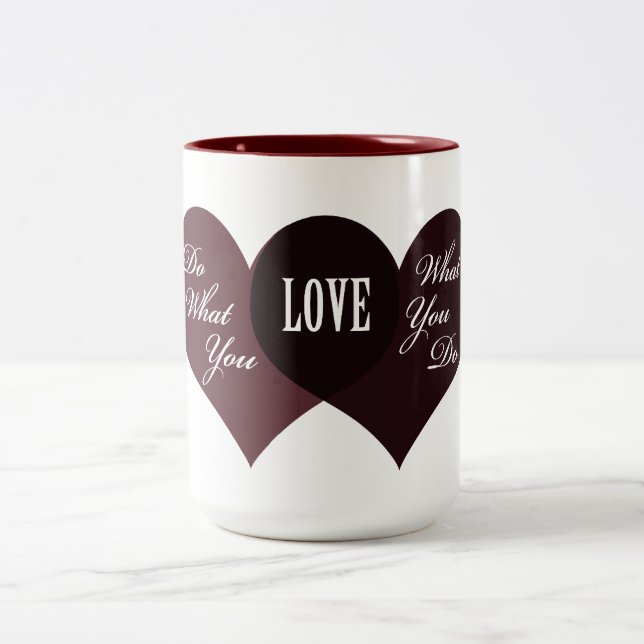 Tasse 2 Couleurs Faites ce que vous aimez (Centre)