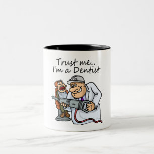 Tasse 2 Couleurs Faites-moi confiance Im un dentiste