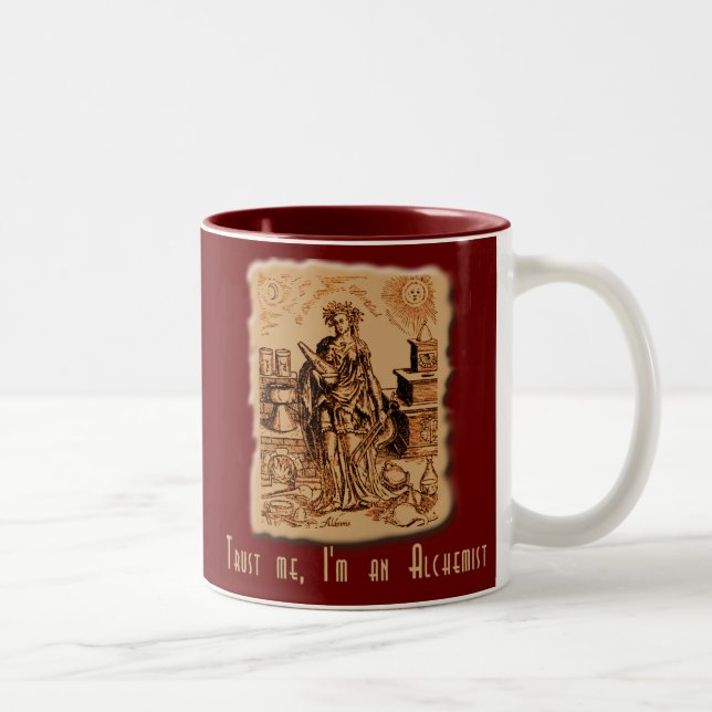 Tasse 2 Couleurs Faites-moi confiance je suis un alchimiste ! (Droit)