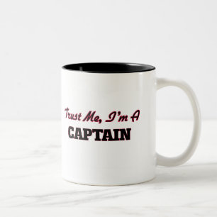 Tasse 2 Couleurs Faites-moi confiance je suis un capitaine