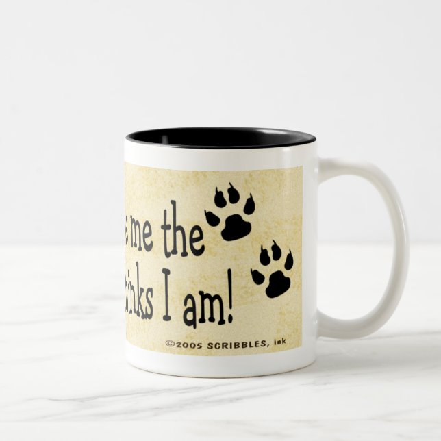 Tasse 2 Couleurs Faites-moi la personne (Droit)
