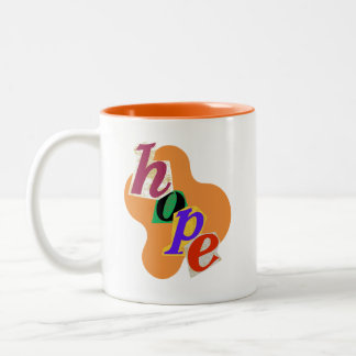 Tasse 2 Couleurs "Faites preuve d'espoir et de positivité !"