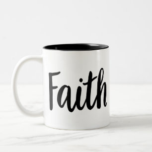 Tasse 2 Couleurs Faith Gospel Graphics Esthétique Christian Citati