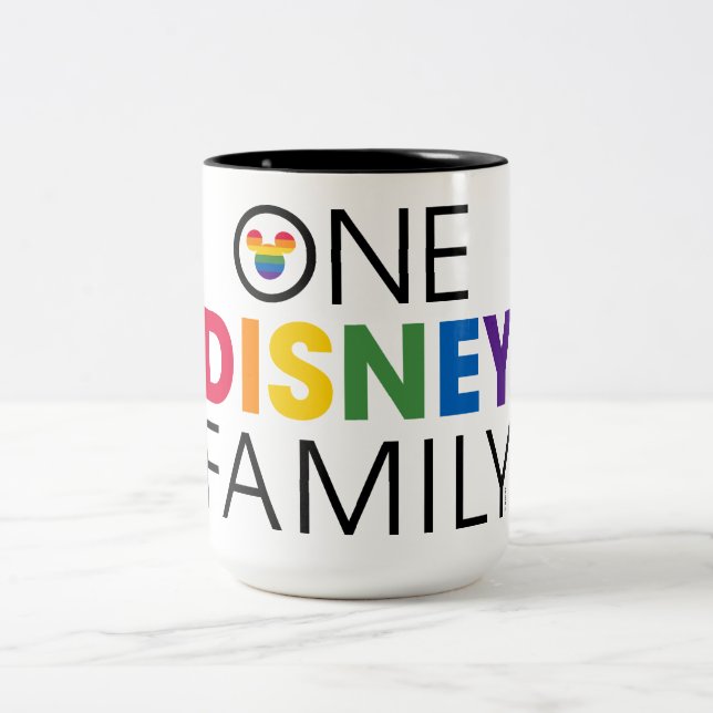Tasse 2 Couleurs Famille Disney (Centre)