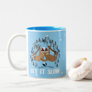 Tasse 2 Couleurs Fantaisie Noël d'Amour Lent