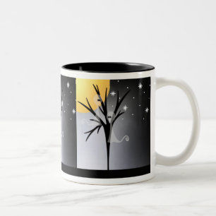 Tasse 2 Couleurs Fantômes d'Halloween