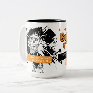 Tasse 2 Couleurs Fatigué des Os Mais Toujours Branché – Drôle Squel