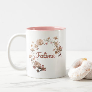 Tasse 2 Couleurs Fatima boue florale