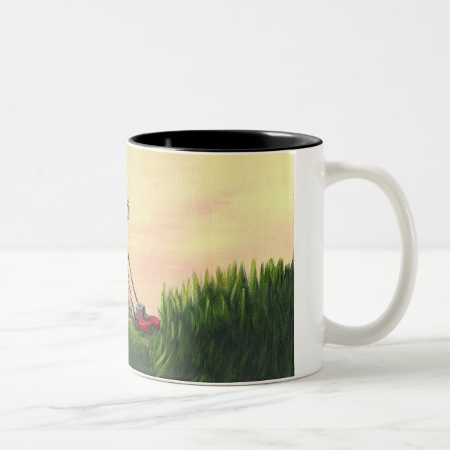 Tasse 2 Couleurs Fauchage de Mo (Droit)