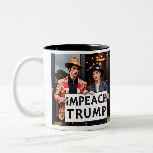 Tasse 2 Couleurs FDT Chat avec l'école pour enseignants (Gauche)