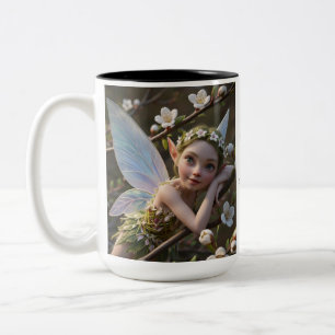 Tasse 2 Couleurs Fée de la Fleur d'Aubépine
