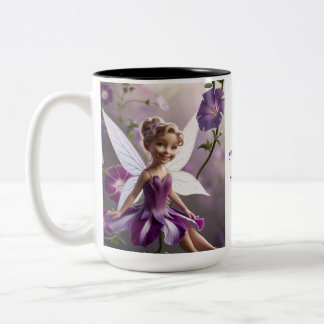 Tasse 2 Couleurs Fée de la fleur du matin