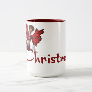 Tasse 2 Couleurs Fée de Noël - Musique de Noël