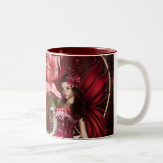 Tasse 2 Couleurs Fée rouge de Saint-Valentin