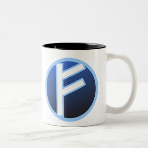 Tasse 2 Couleurs Fehu Feoh Rune