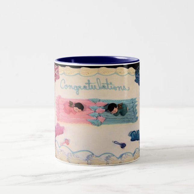 Tasse 2 Couleurs Félicitations bébé ! (Centre)