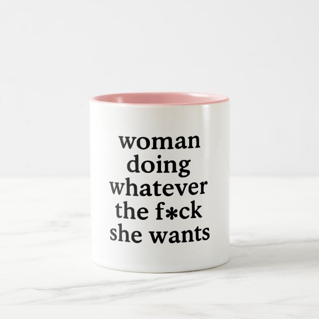 Tasse 2 Couleurs Femme (Centre)