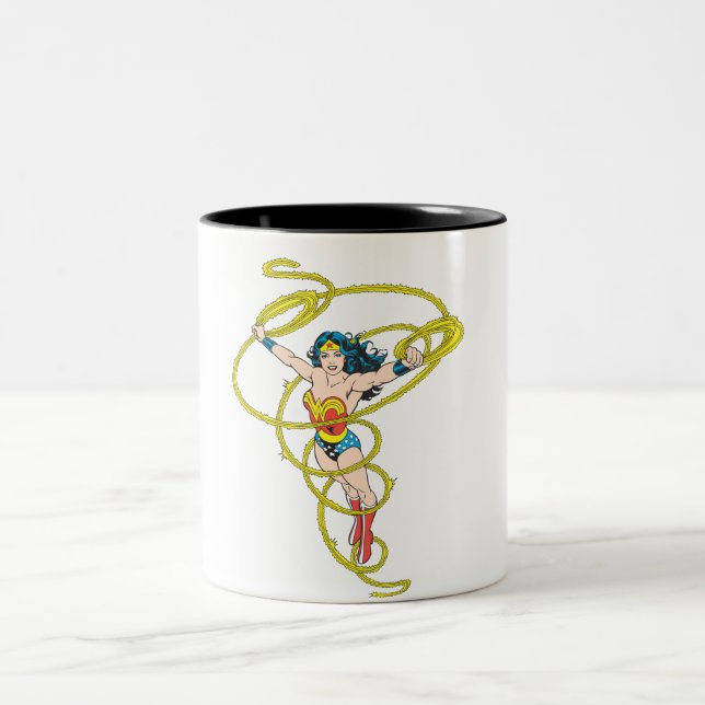 Tasse 2 Couleurs Femme à Lasso (Centre)