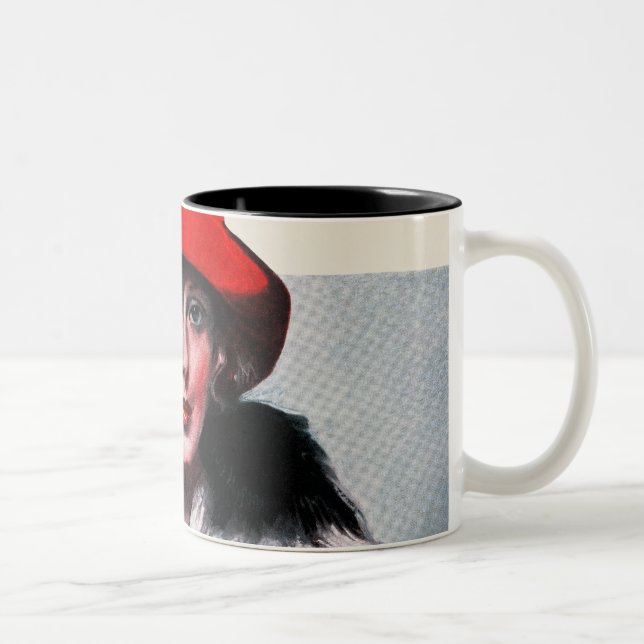 Tasse 2 Couleurs Femme dans Red Hat (Droit)