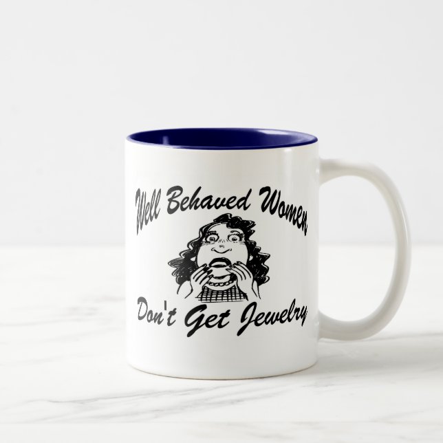 Tasse 2 Couleurs Femmes bien conduites (Droit)
