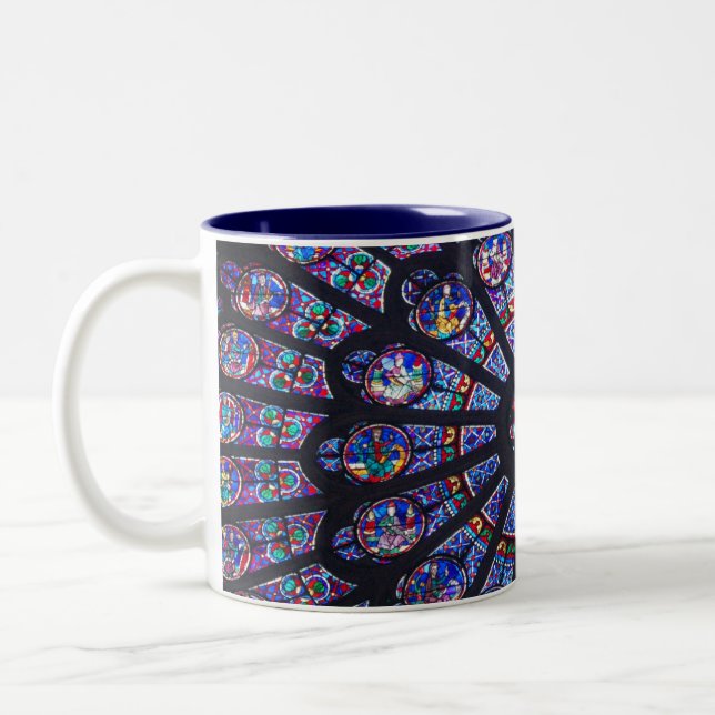 Tasse 2 Couleurs Fenêtre rose Paris (Gauche)