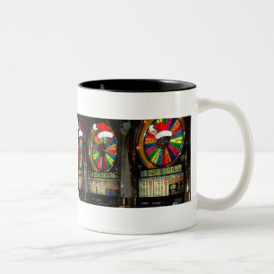 Tasse 2 Couleurs Fentes de Noël à Las Vegas
