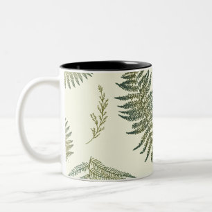 Tasse 2 Couleurs Fermes de la forêt botanique 1.1 Crème jaune BG