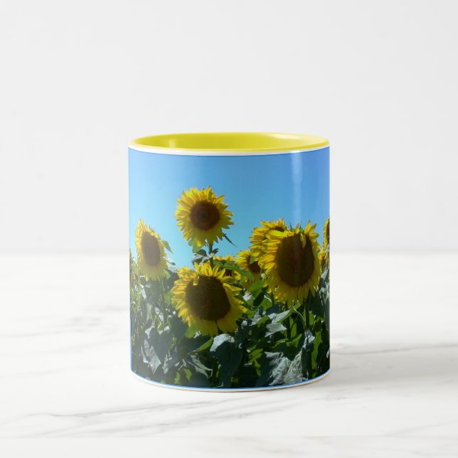 Tasse 2 Couleurs Fest de tournesol--Tasse (Centre)
