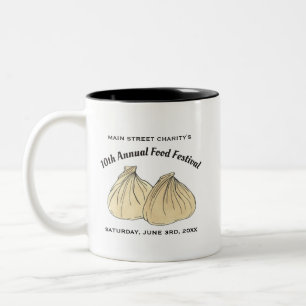 Tasse 2 Couleurs Festival alimentaire chinois Dim Sum Shumai Dumpli