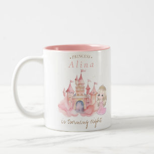 Tasse 2 Couleurs Fête d'anniversaire de la princesse