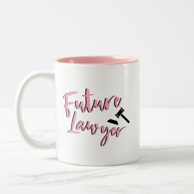 Tasse 2 Couleurs Fête de la profession d'avocat // (Gauche)