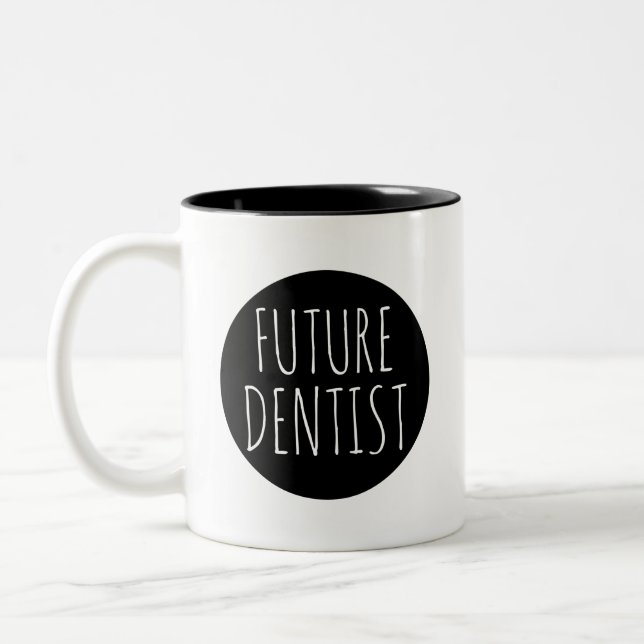 Tasse 2 Couleurs Fête de la profession de dentiste // de la profess (Gauche)