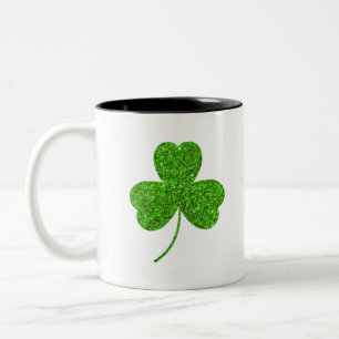 Tasse 2 Couleurs Fête de la Saint-Patrick shamrock