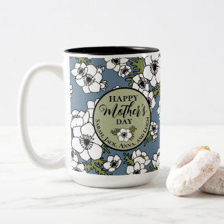 Tasse 2 Couleurs Fête des mères personnalisées