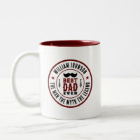 Fête des pères de logo Best Dad Ever Vintage Weste