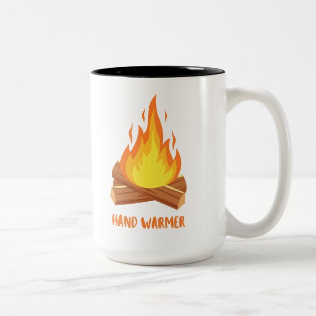 Tasse 2 Couleurs Feu de camp de Warmer Main (Droit)