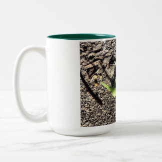 Tasse 2 Couleurs Feuille unique