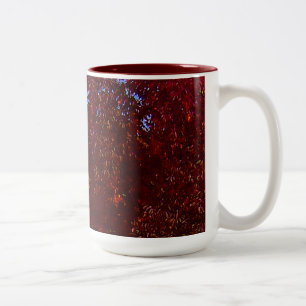 Tasse 2 Couleurs Feuilles d'automne Jaune et pourpre, ZSSPG