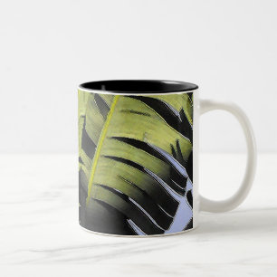 Tasse 2 Couleurs Feuilles tropicaux