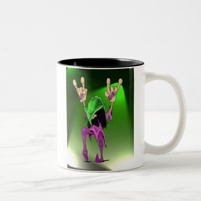 Tasse 2 Couleurs Feux verts de bis (Droit)
