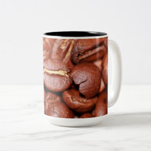 Tasse 2 Couleurs Fèves de café grillées