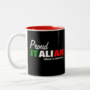 Tasse 2 Couleurs Fier Italien