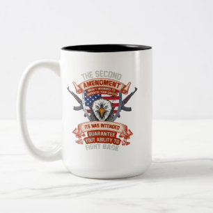 Tasse 2 Couleurs Fier vétéran de l'armée - drapeau militaire améric